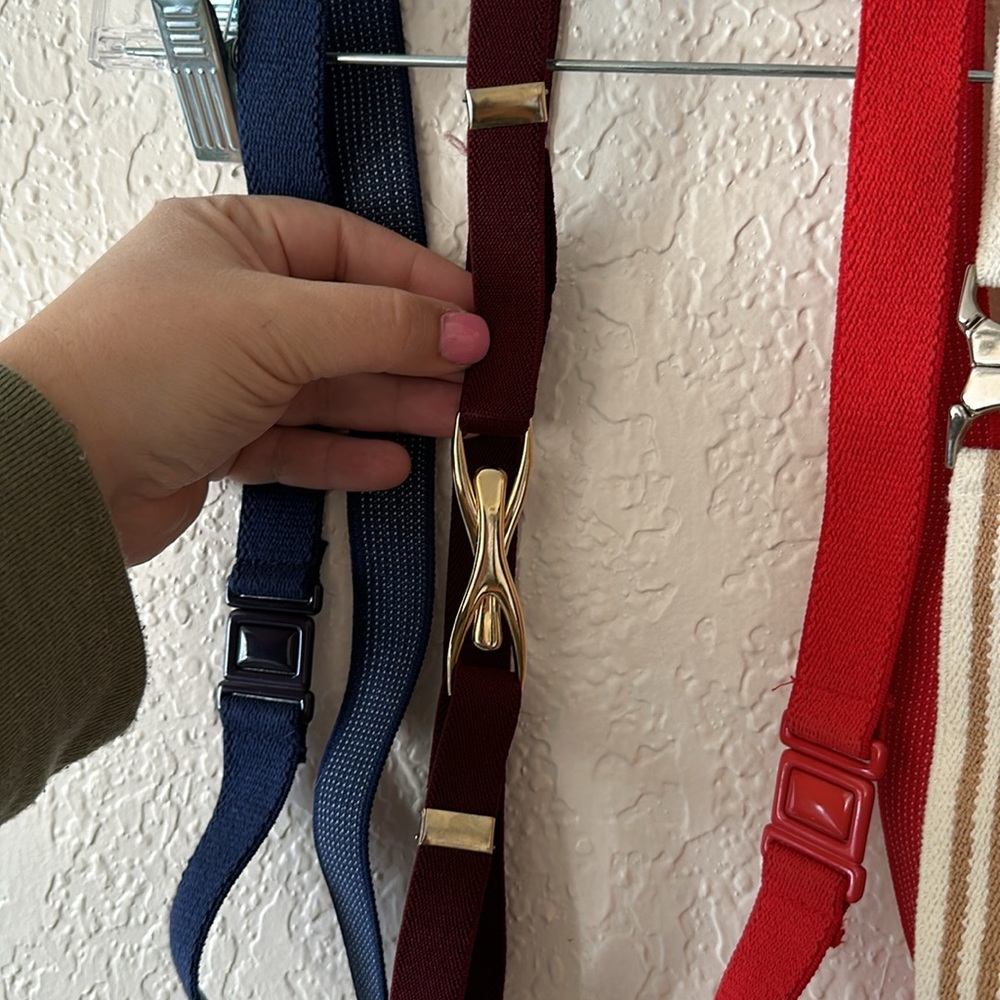 Bundle of 3 Vintage Elastic Band Belts - Picture 3 of 8